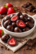 Dark Chocolate Freeze Dried Strawberries