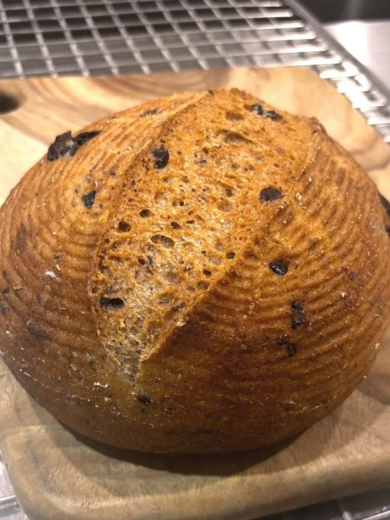 Gluten Free Olive & Rosemary Sourdough
