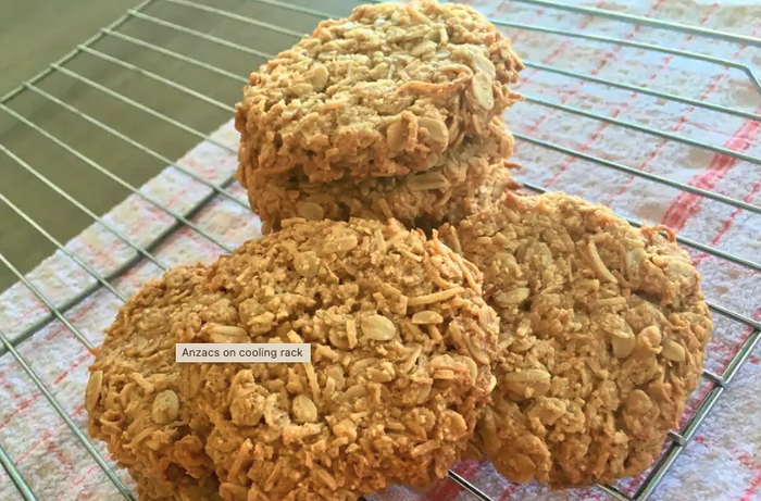 Healthy Anzac Biscuits