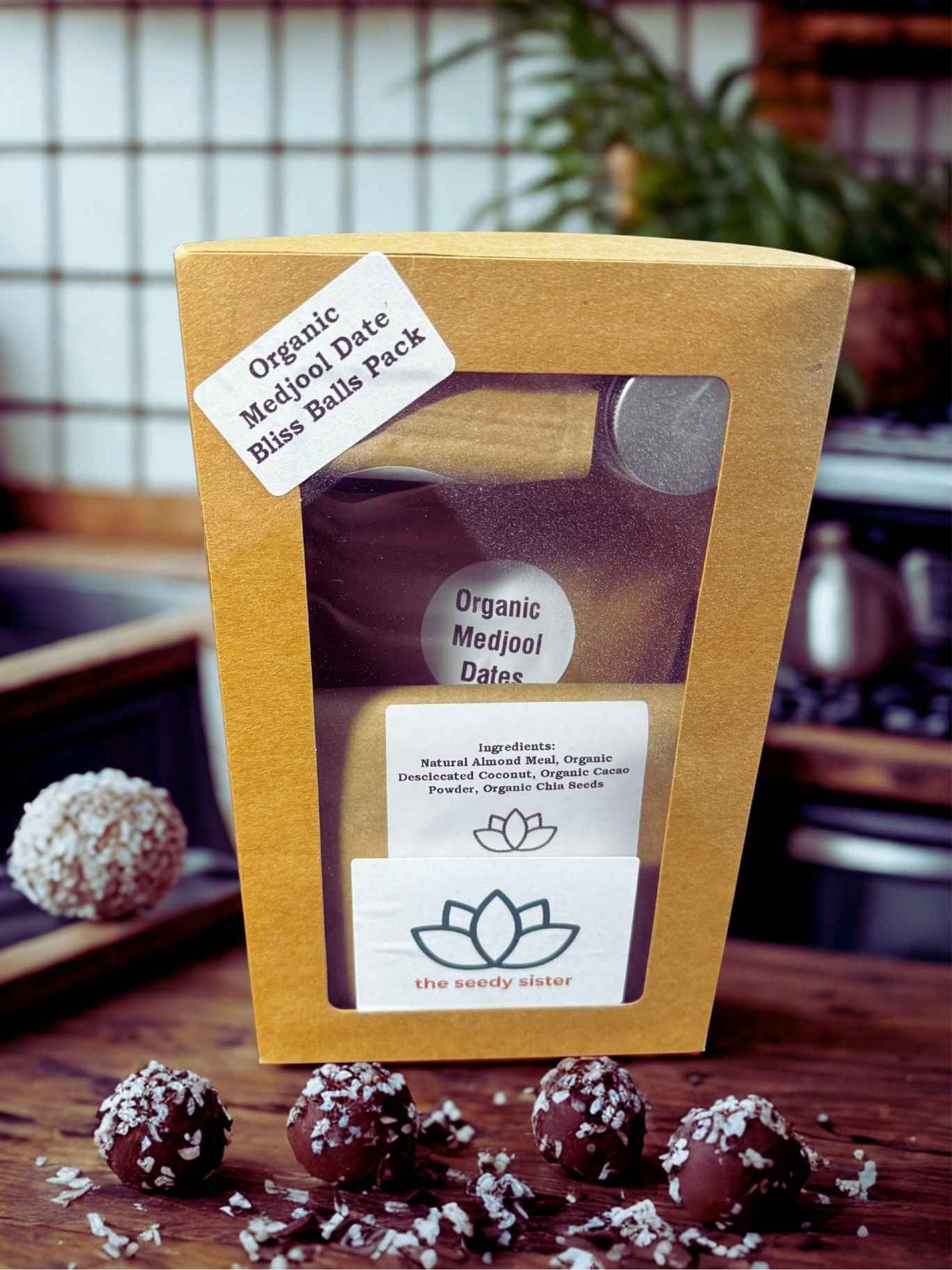 The Seedy Sister Organic Medjool Date Bliss Ball Pack