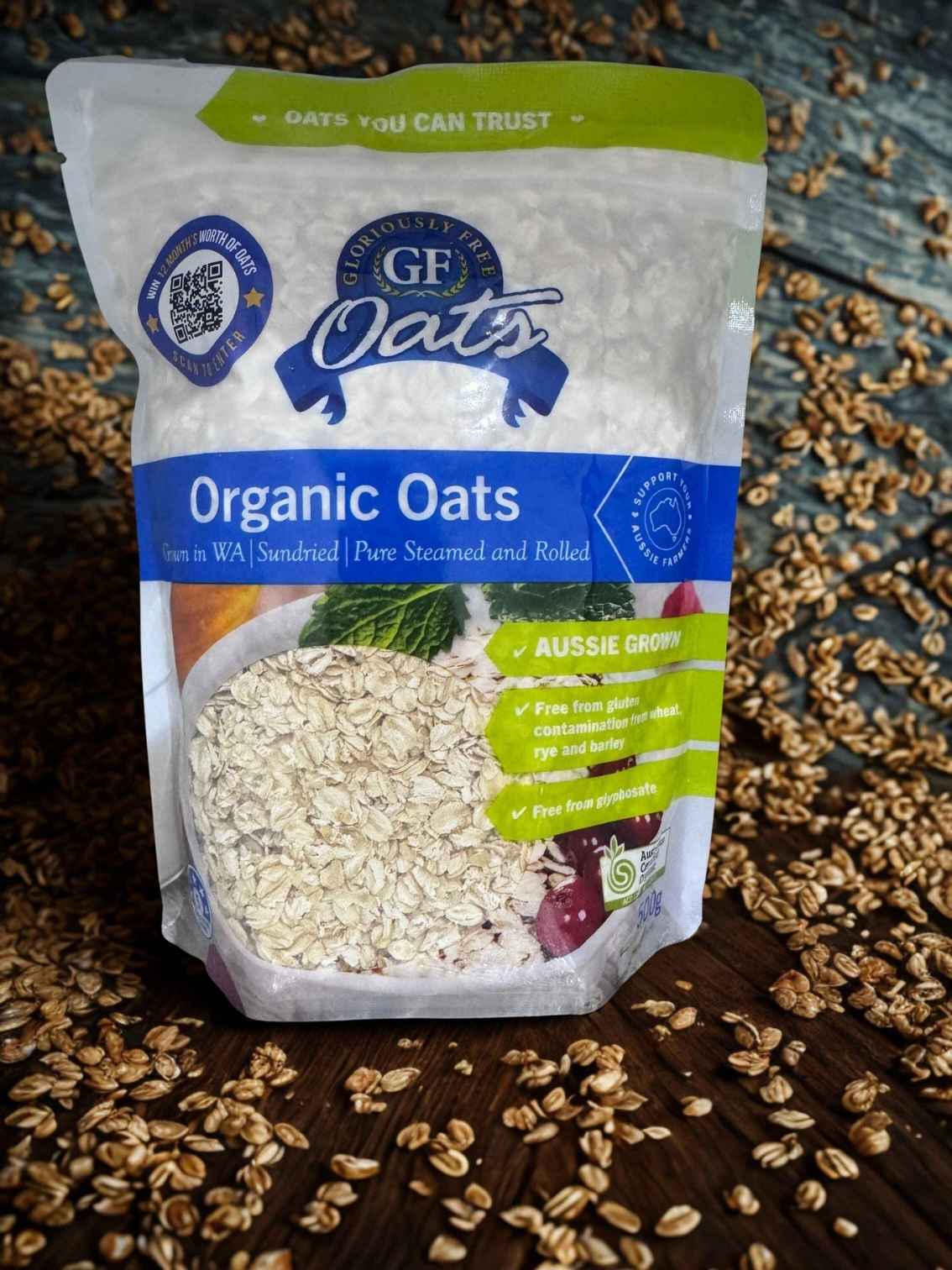 GF Oats – Organic Oats – 500g